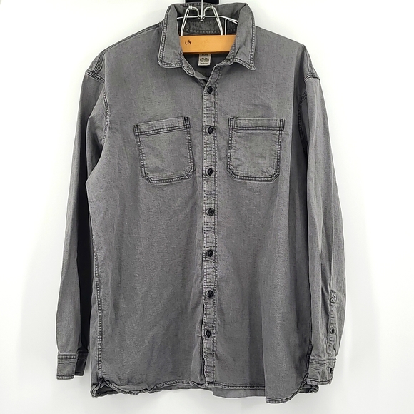 L.L. Bean Other - LL Bean XXL Tall Gray long sleeve button up collared work shirt